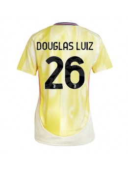 Billige Juventus Douglas Luiz #26 Bortedrakt Dame 2024-25 Kortermet